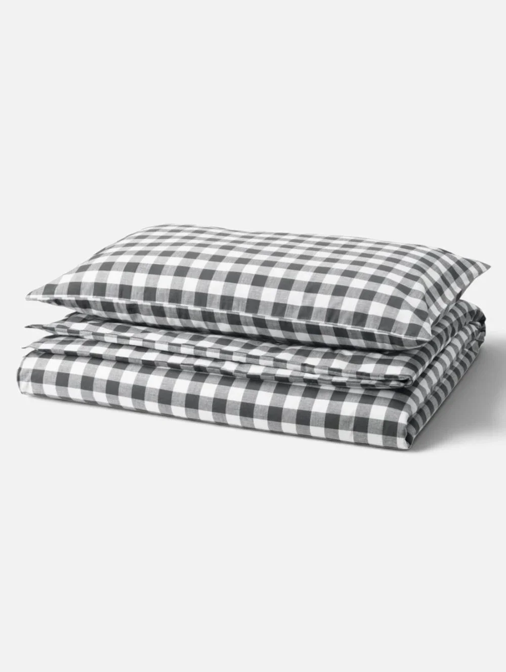 Classic Black & White Check Duvet Cover